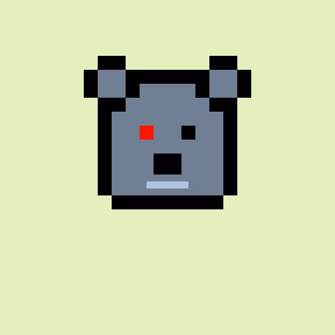 Pixel Bear #54057
