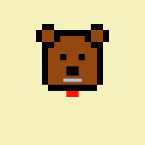 Pixel Bear #72713