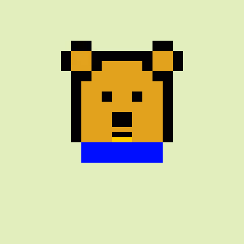 Pixel Bear #66201