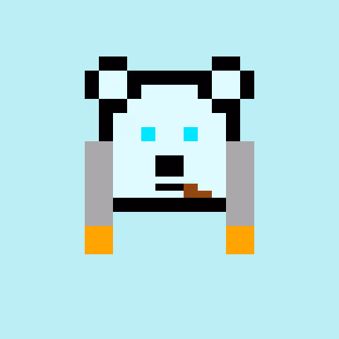 Pixel Bear #61632