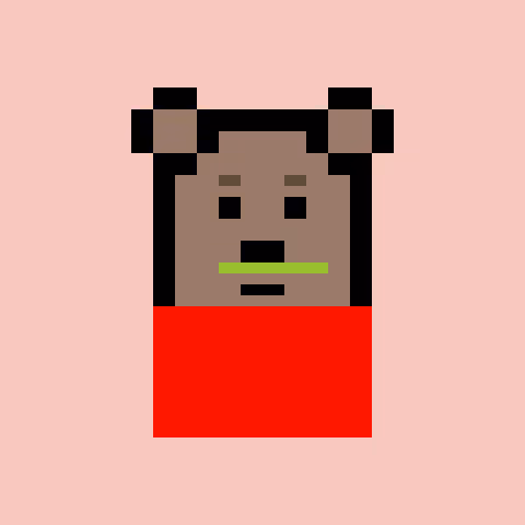 Pixel Bear #47699