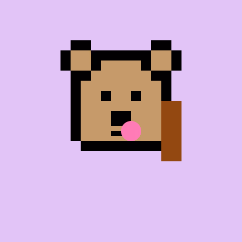 Pixel Bear #78317