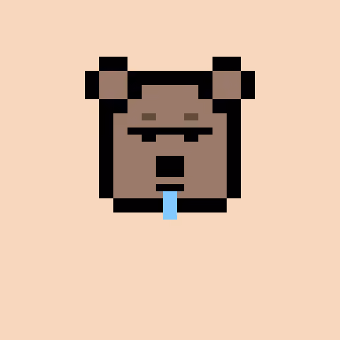 Pixel Bear #61374
