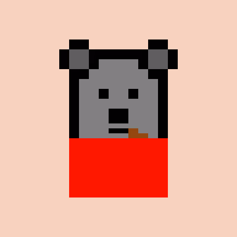 Pixel Bear #39895