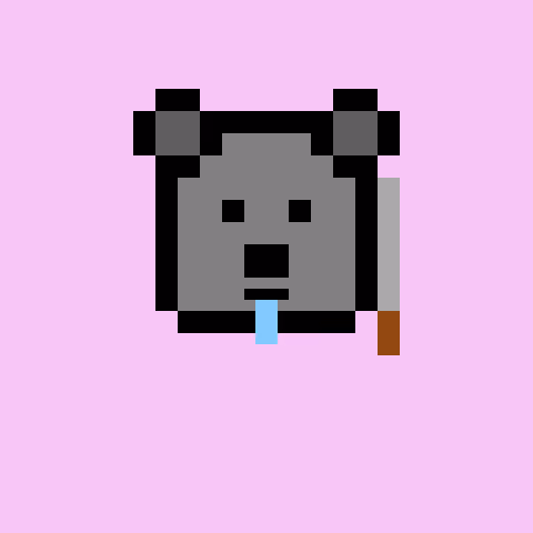 Pixel Bear #68291
