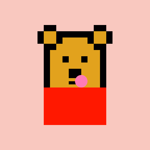 Pixel Bear #66307