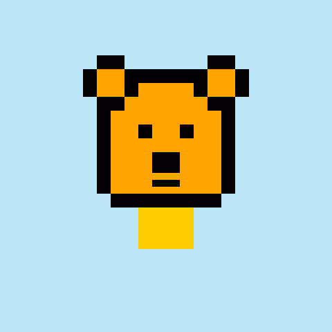 Pixel Bear #48357