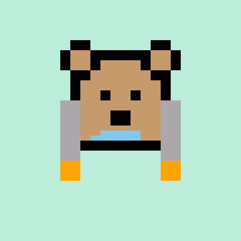 Pixel Bear #7203