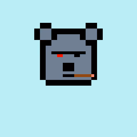 Pixel Bear #20936