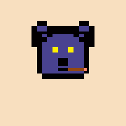 Pixel Bear #58343