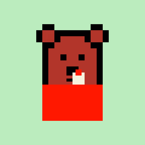 Pixel Bear #9310