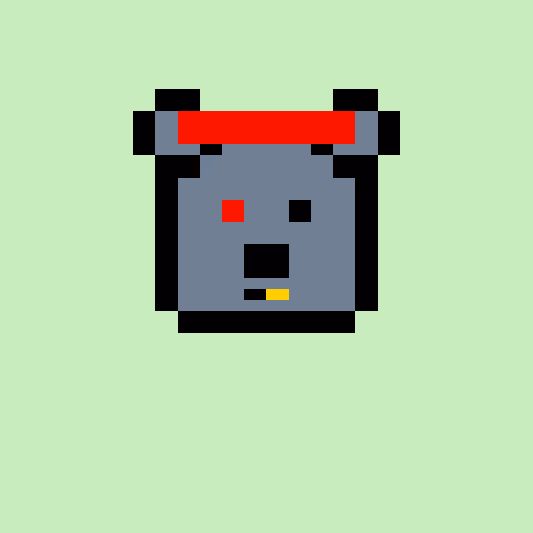 Pixel Bear #27746