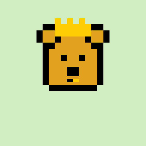 Pixel Bear #34508