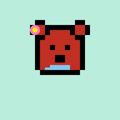 Pixel Bear #20500