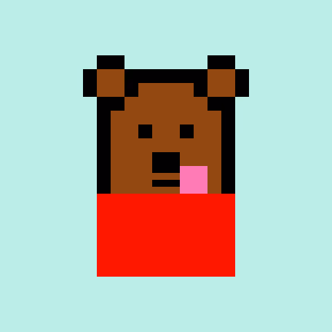 Pixel Bear #20970