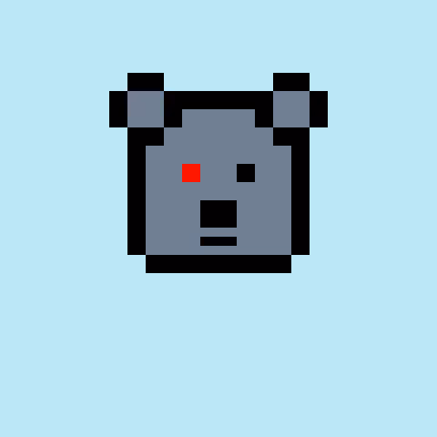 Pixel Bear #43398