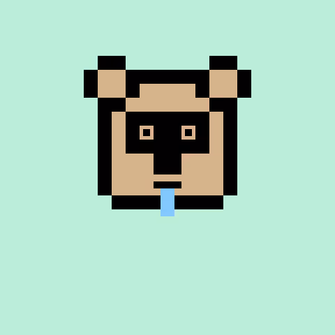 Pixel Bear #66665