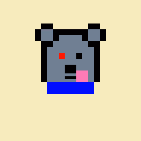 Pixel Bear #49089