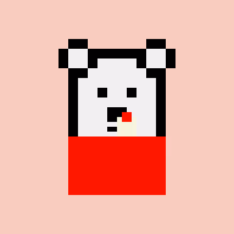 Pixel Bear #33696