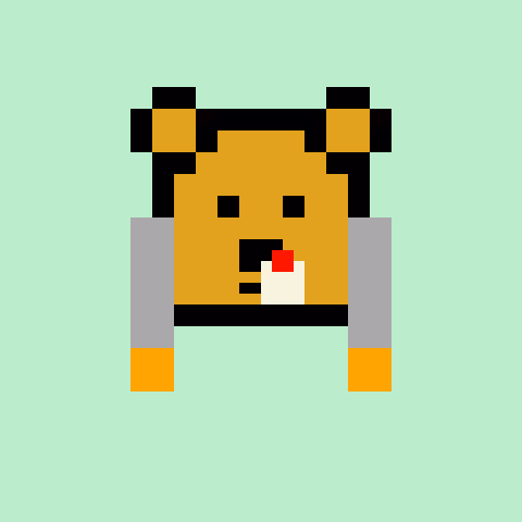 Pixel Bear #57670