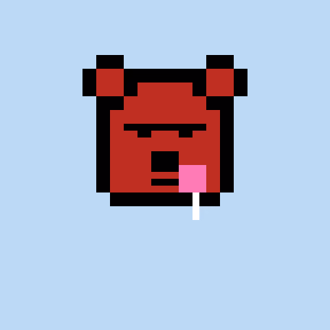 Pixel Bear #42323
