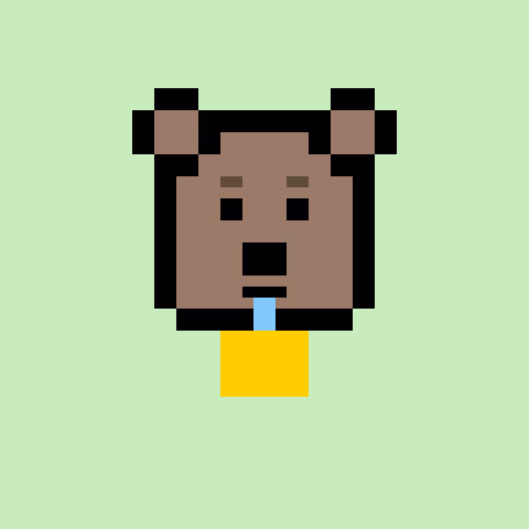 Pixel Bear #34819