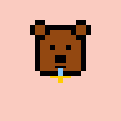 Pixel Bear #65719