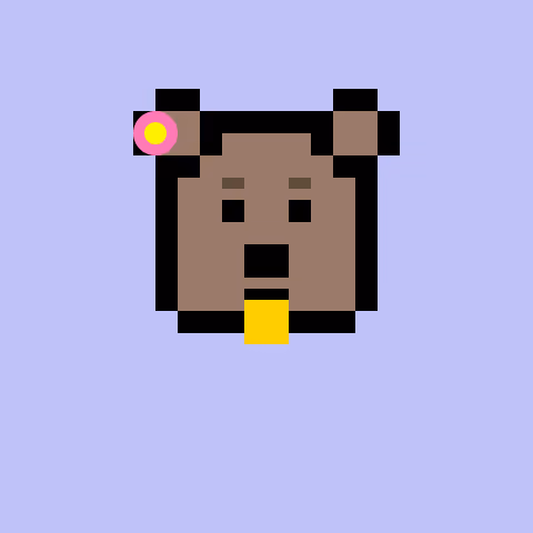 Pixel Bear #76577