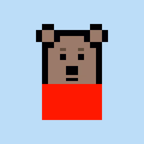 Pixel Bear #69163