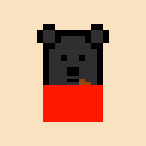 Pixel Bear #55691