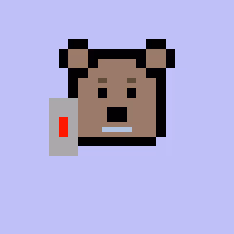 Pixel Bear #74575