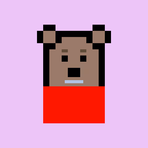 Pixel Bear #66553