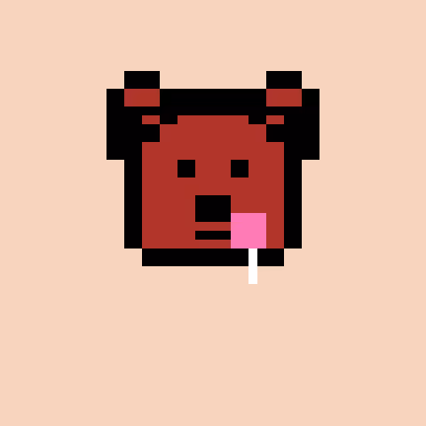 Pixel Bear #8344