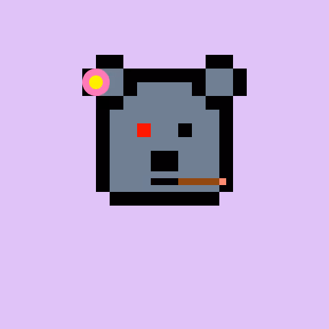 Pixel Bear #58788