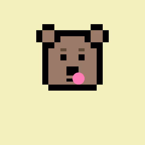 Pixel Bear #45977