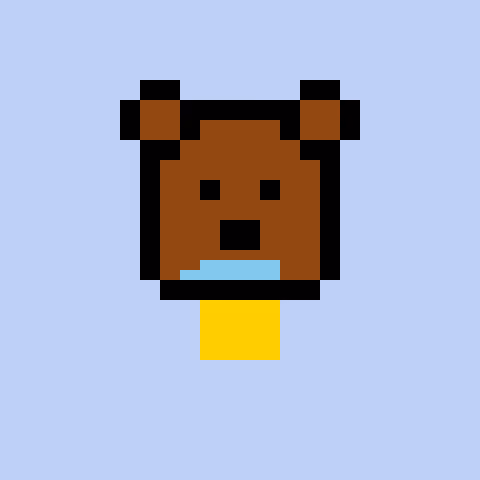 Pixel Bear #69930
