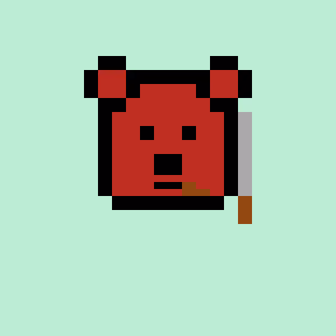 Pixel Bear #17748