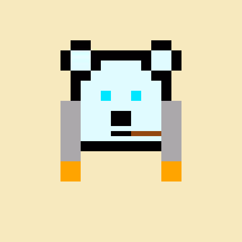Pixel Bear #36550