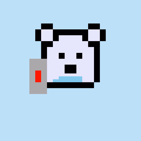 Pixel Bear #67059