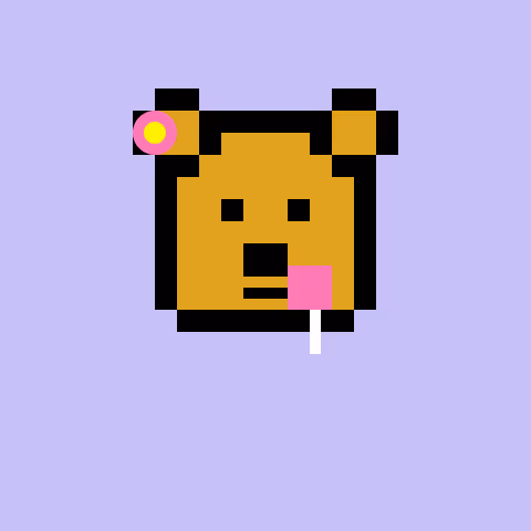 Pixel Bear #70827