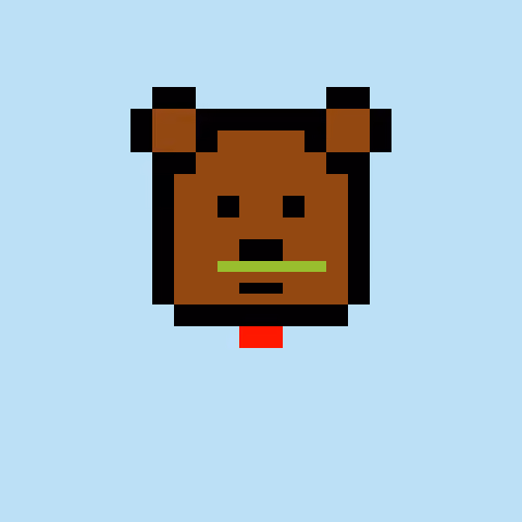 Pixel Bear #50277