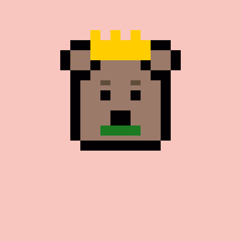 Pixel Bear #64193