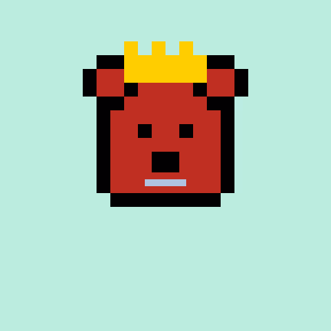 Pixel Bear #50530