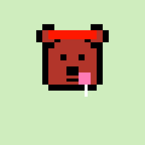 Pixel Bear #51008