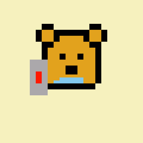 Pixel Bear #47599