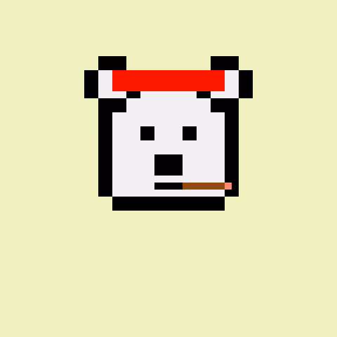 Pixel Bear #72843
