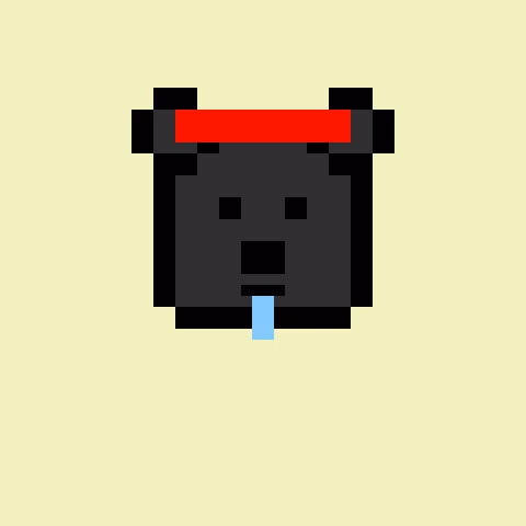 Pixel Bear #16243