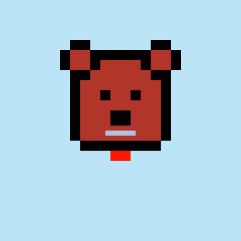Pixel Bear #45376