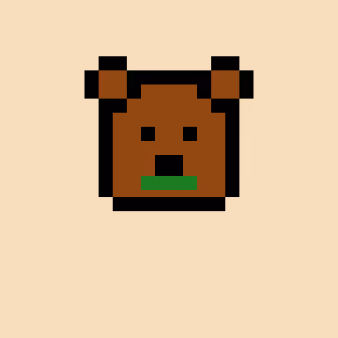 Pixel Bear #45333