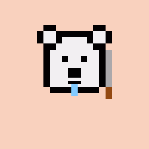 Pixel Bear #44322